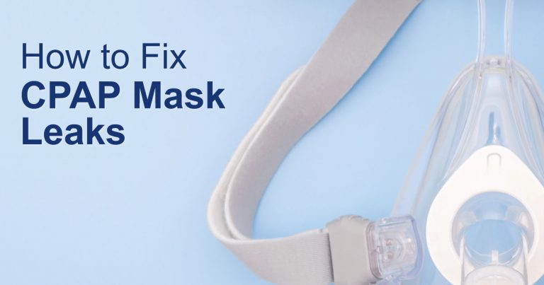 how to fix cpap mask leaks