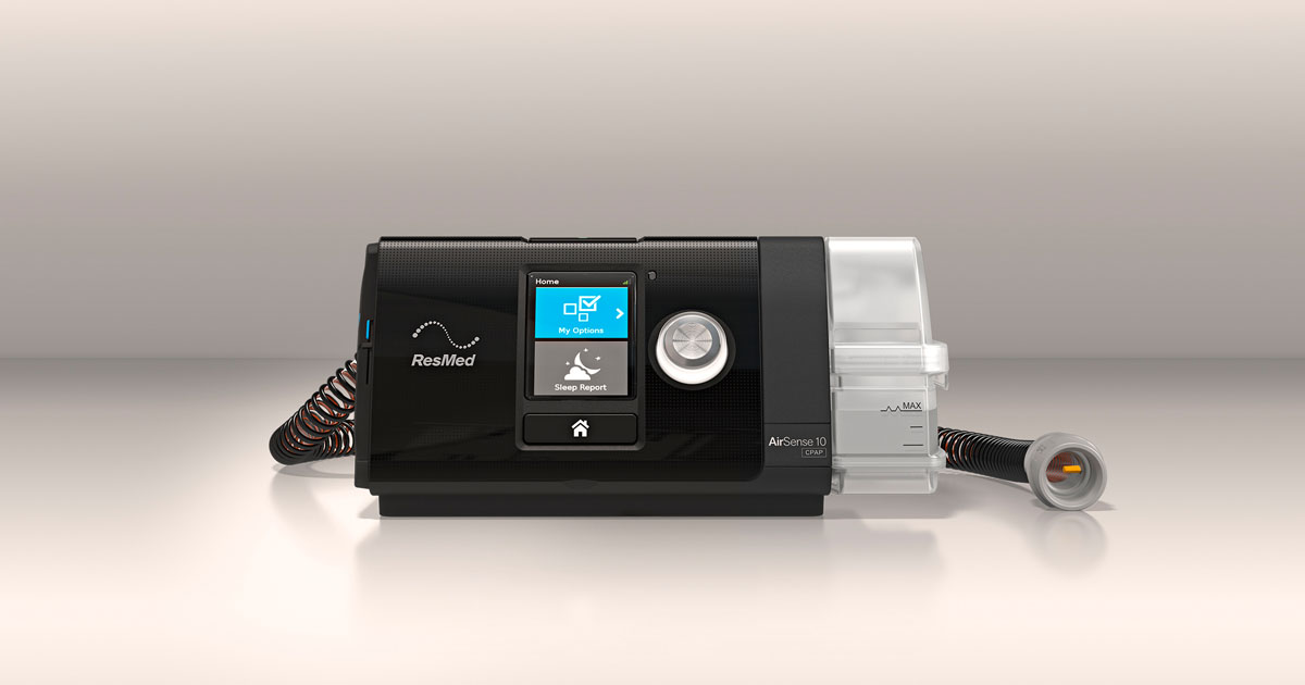 AirSense™ 10 AutoSet™ auto-adjusting CPAP device - ResMed Healthcare  Professional