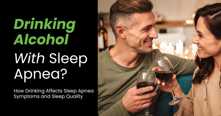 Example of a man drinking wine who has sleep apnea and the affects alcohol has on sleep apnea