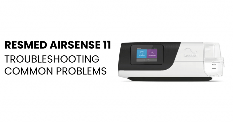 Illustration of airsense 11 and troubleshooting