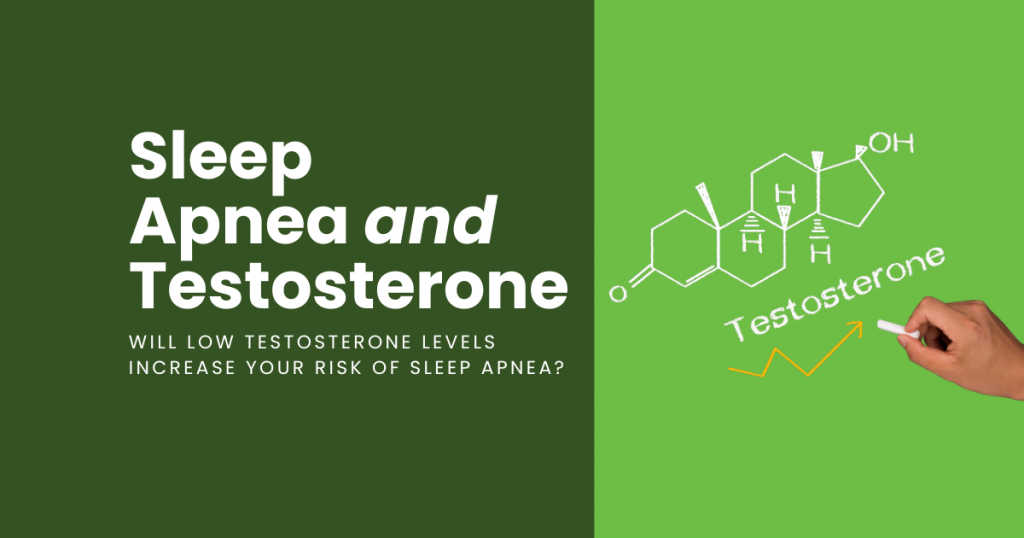 Illustration of sleep apnea and testosterone relationship