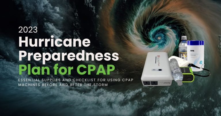 Hurricane preparedness for CPAP therapy