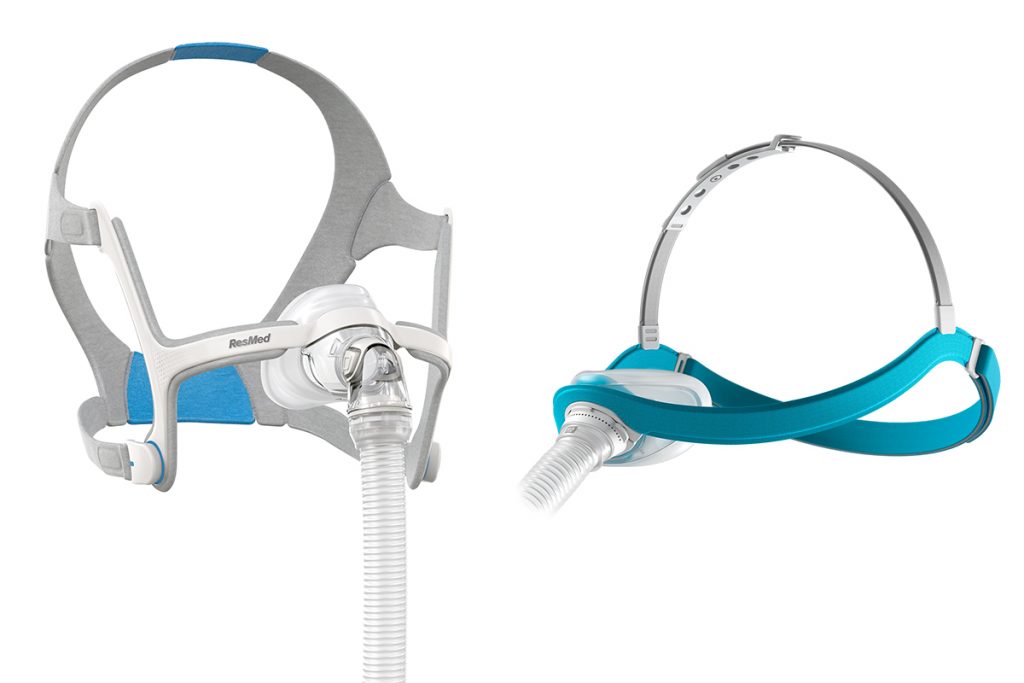 comparison of airfit n20 and F&P evora nasal mask