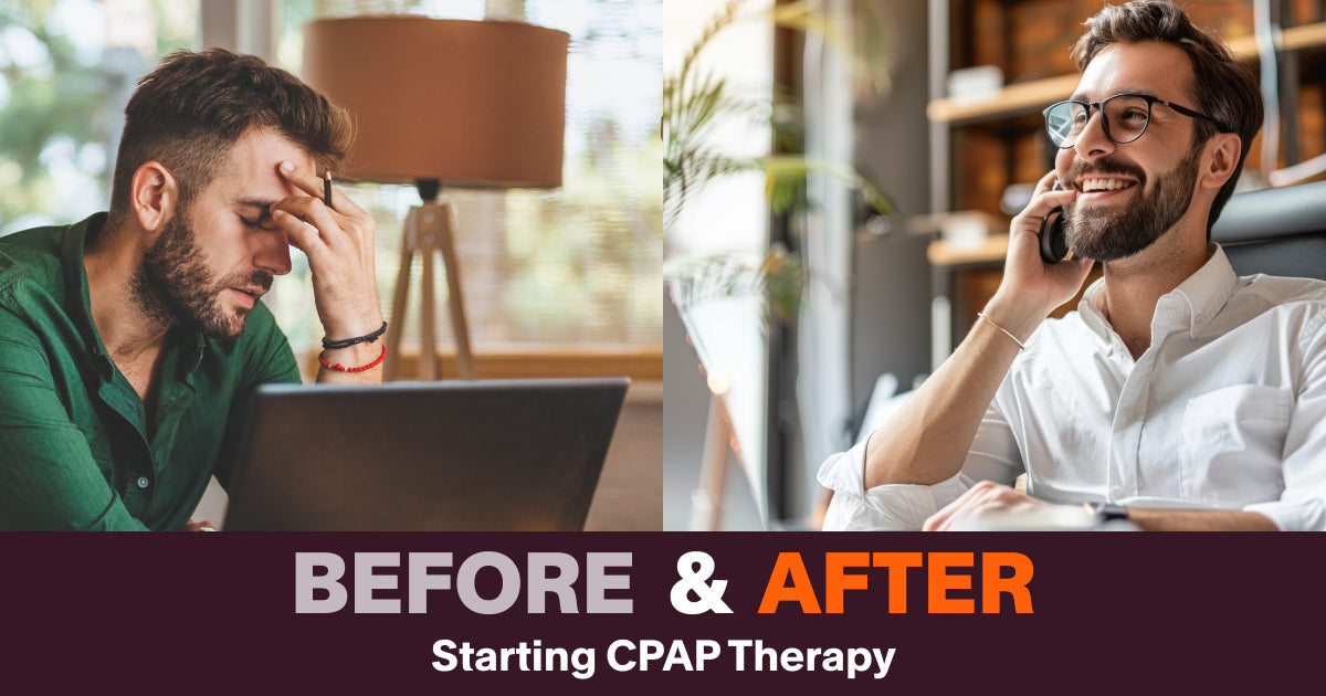 Before and After CPAP: 10+ Changes You'll See By Starting CPAP - cpap.com Before and after cpap machine