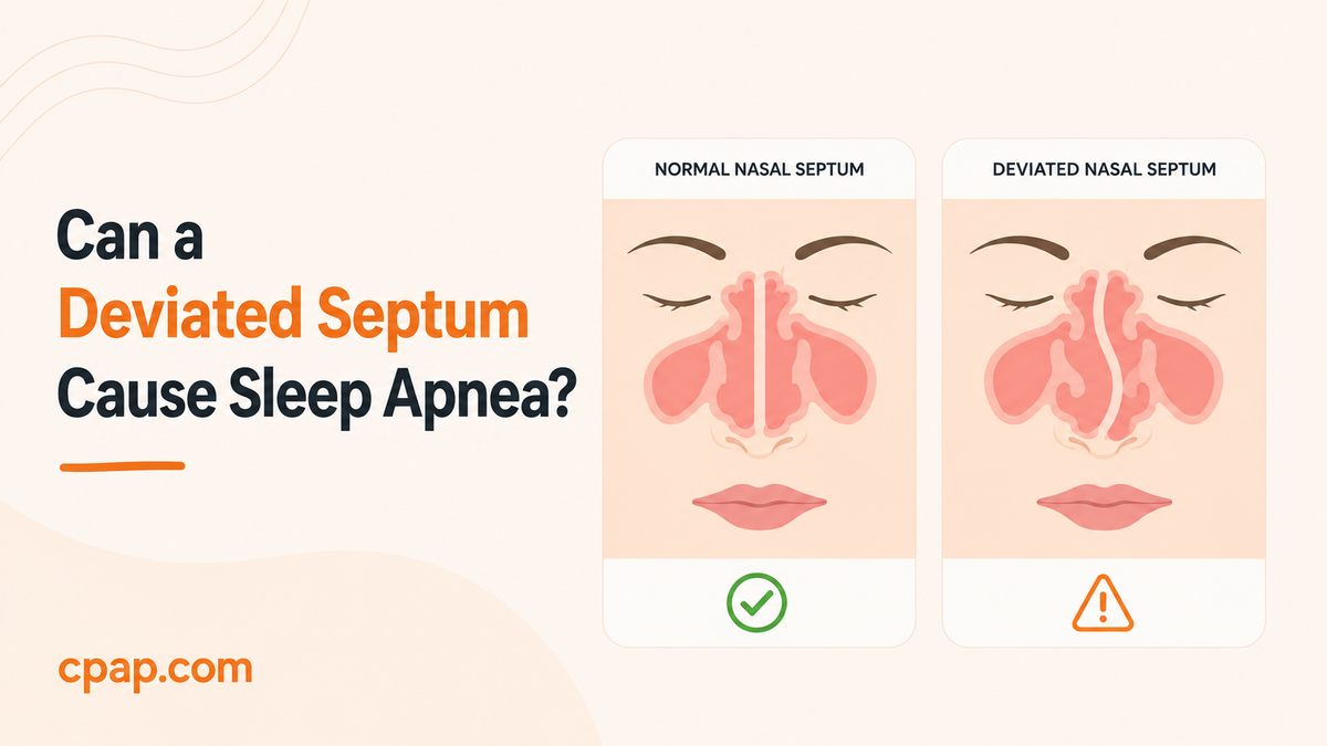 Can a Deviated Septum Cause Sleep Apnea?