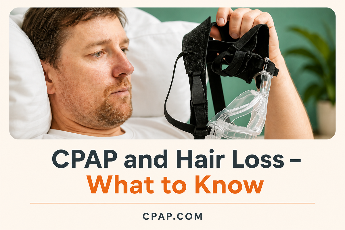 CPAP Hair Loss: 5 Ways to Save Your Hair When Using a CPAP Machine