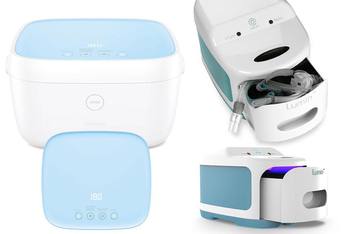 image of paptizer and lumin UVC cleaners