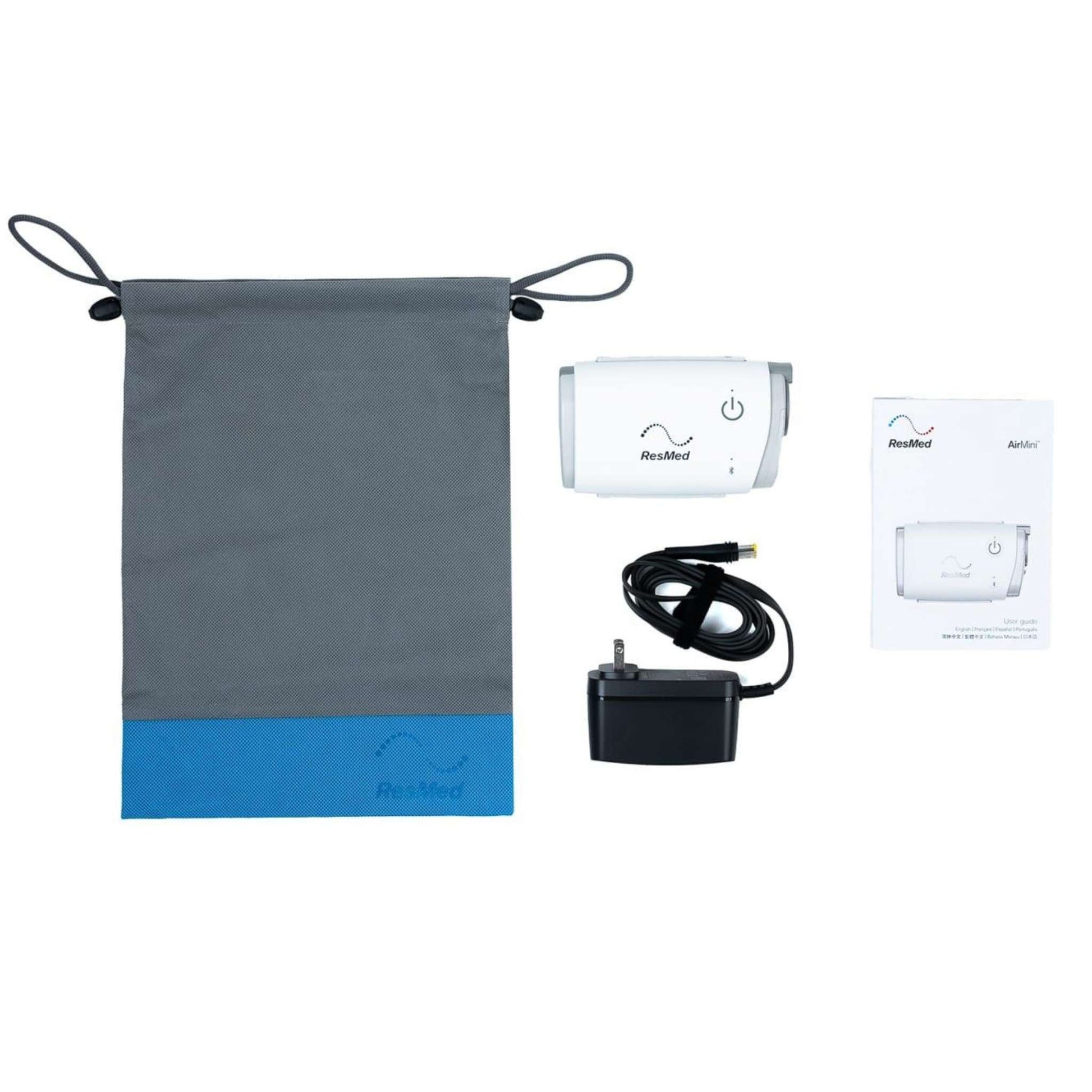 Resmed AirMini Travel CPAP machine - Whats in the box | CPAP.com