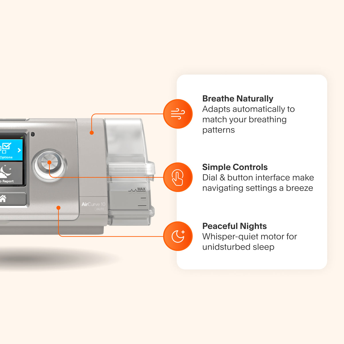 ResMed AirCurve 10 VAuto BiPAP Machine – cpap.com