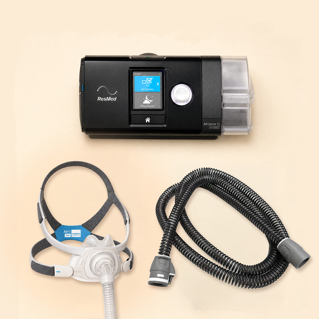 AirSense 10 with AirFit F40