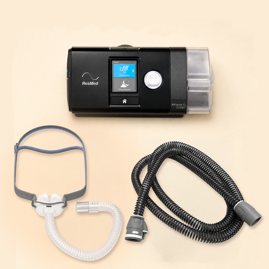 AirSense 10 AutoSet with P10 Nasal Pillow Mask Bundle