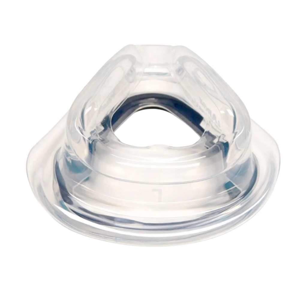 Front-view image of the ActiveCell Cushion with Clip for Mirage Activa LT and Mirage SoftGel