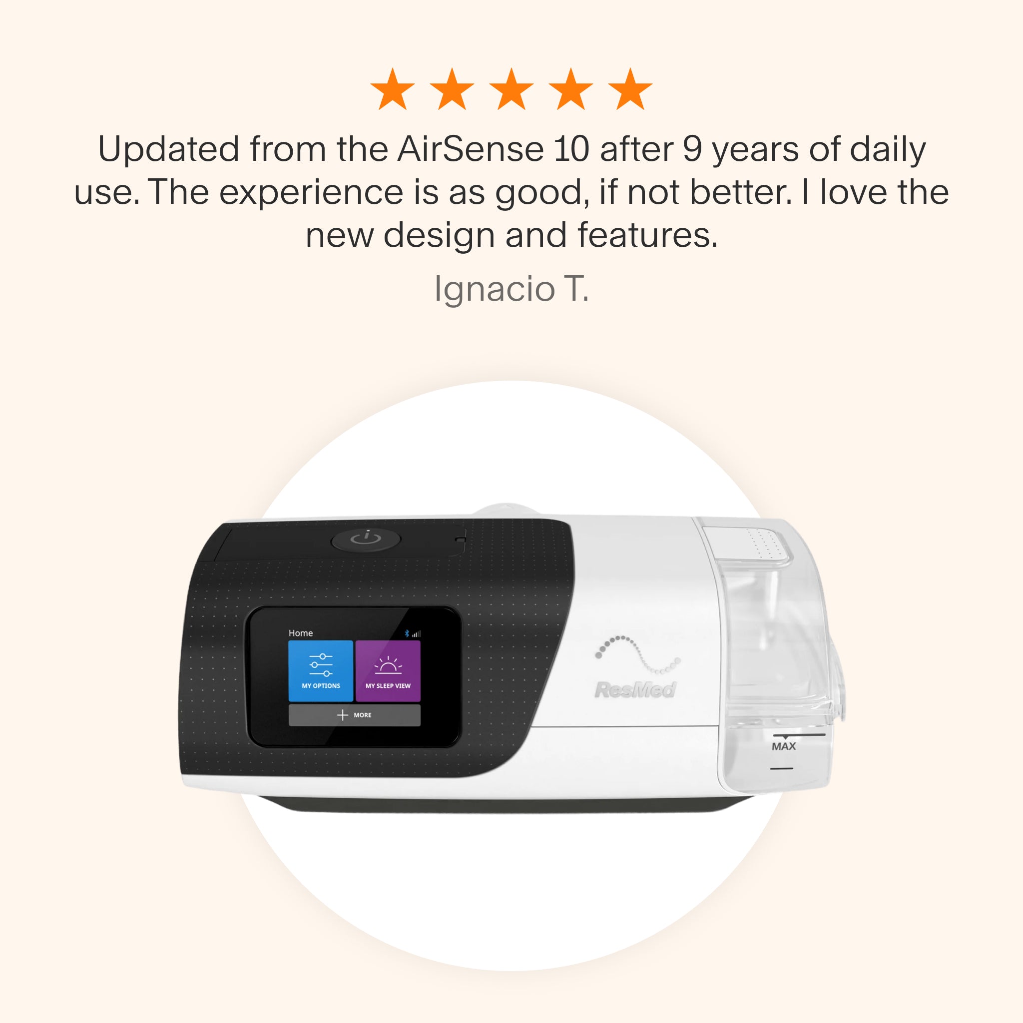 ResMed AirSense 11 AutoSet CPAP | Quiet, Smart, Simple – cpap.com