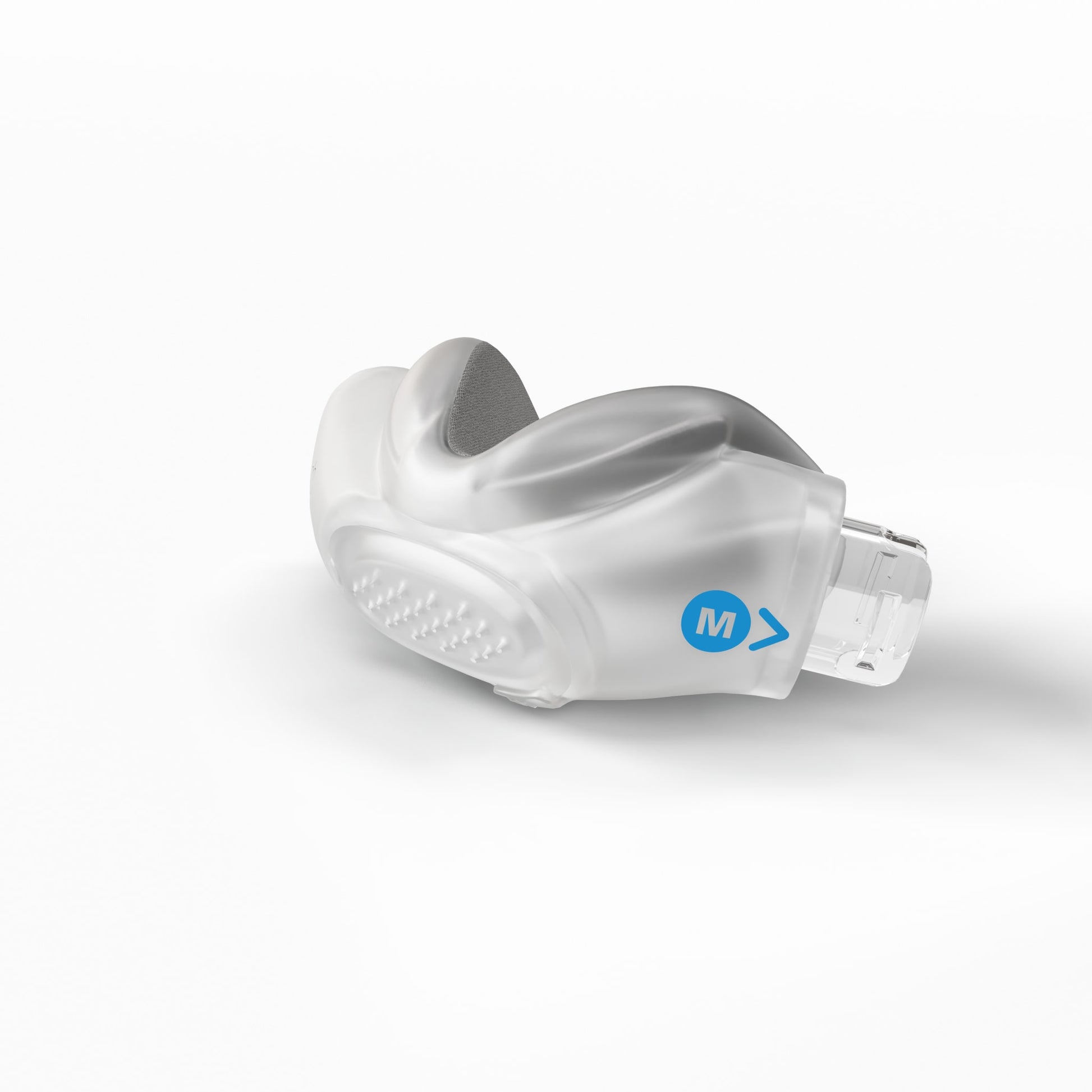 ResMed AirTouch N30i nasal cushion in medium size, featuring soft memory foam padding and a quick-release connection for easy attachment to the mask frame.