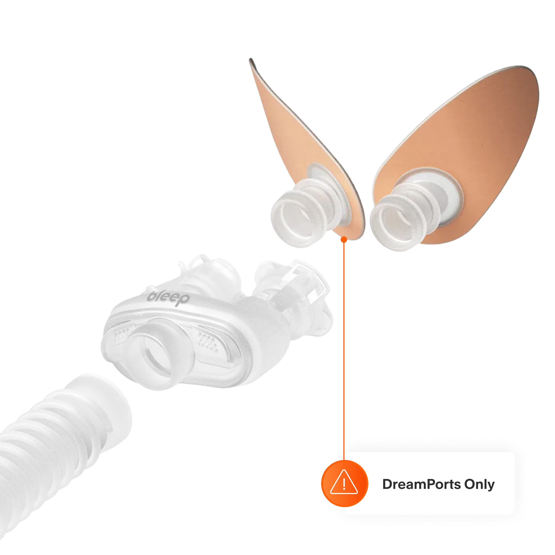 This purchase includes a set of 32 DreamPort adhesive patches only. No mask or machine included. 