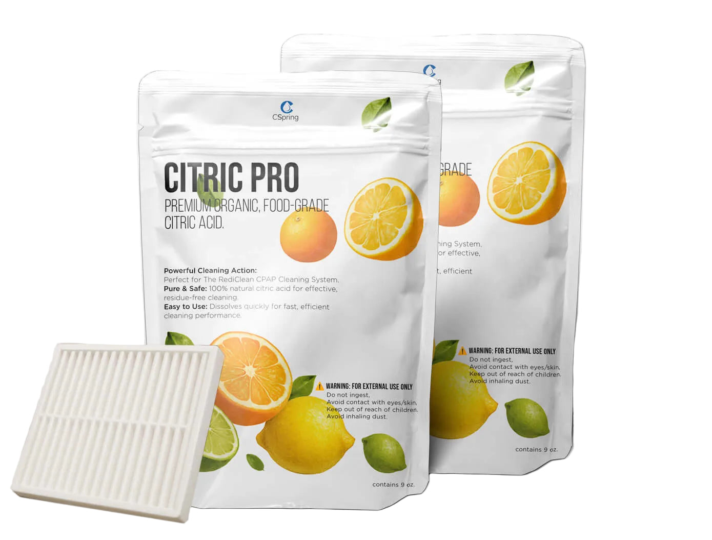 Citric Pro and HEPA air filter bundle for RediClean® (VP)