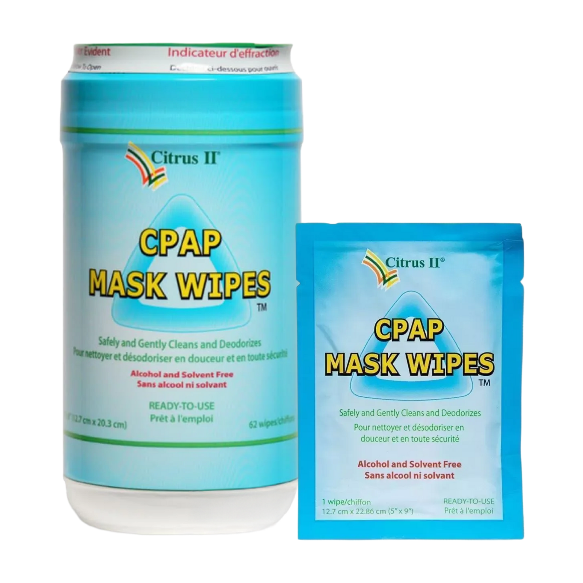 Citrus II CPAP Mask Wipes