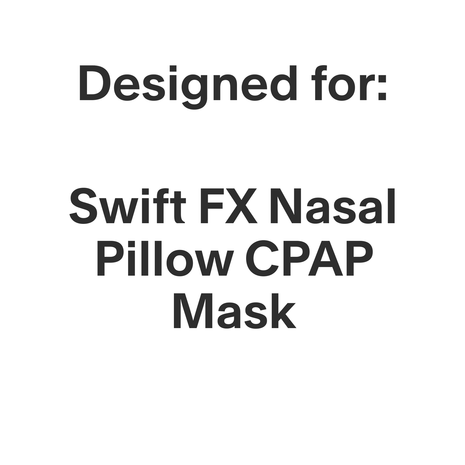 Short Tube Assembly for Swift FX Nasal Pillow