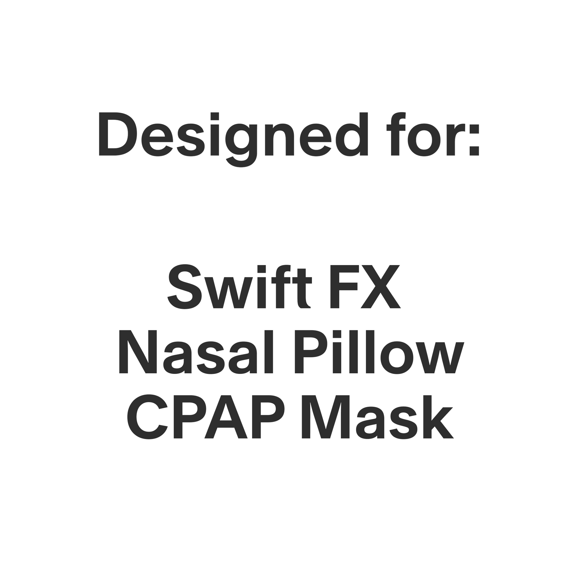 Short Tube Assembly for Swift FX Nasal Pillow
