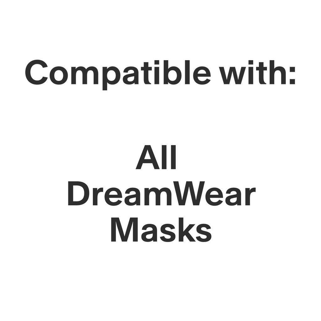 Graphic describing that this product is compatible with all DreamWear CPAP masks