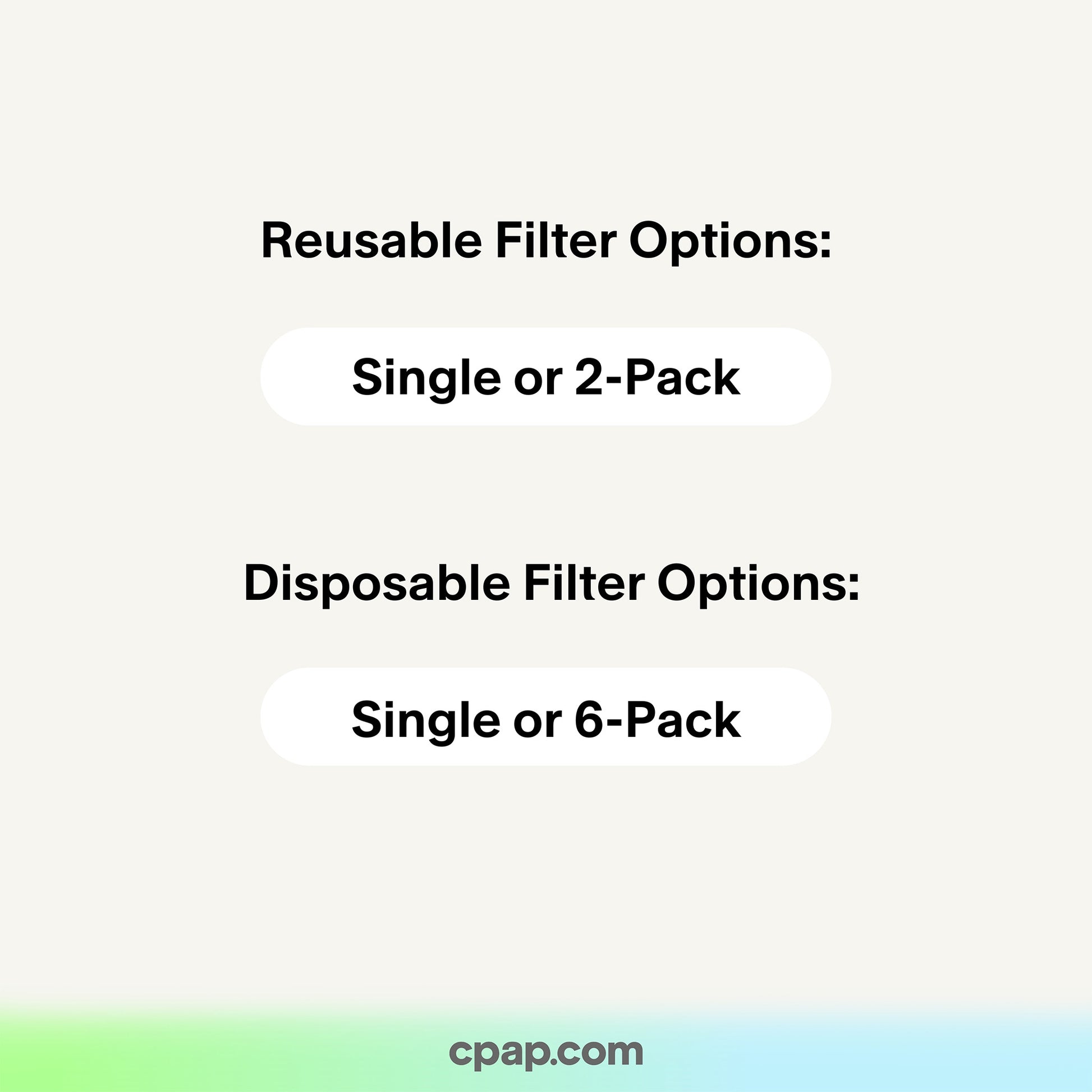 Filters for IntelliPAP and IntelliPAP 2 CPAP Machines