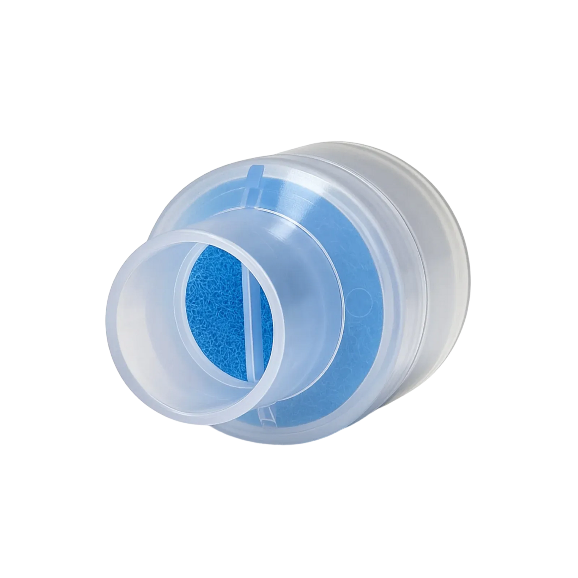 Top view of the Heat Moisture Exchange Unit for CPAP Machines