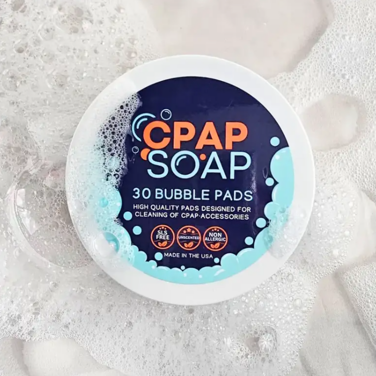 CPAP Soap Bubble Pads + Packets