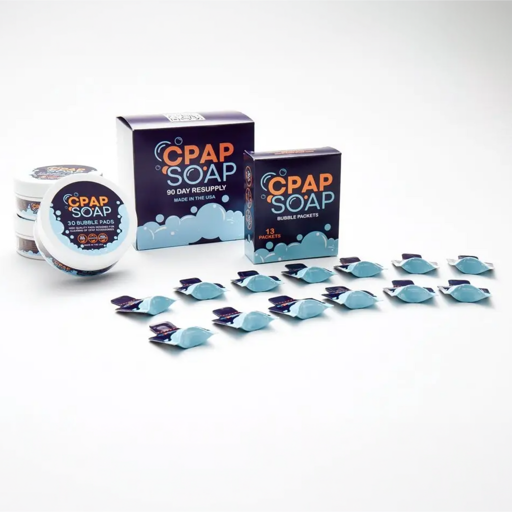 CPAP Soap Bubble Pads + Packets