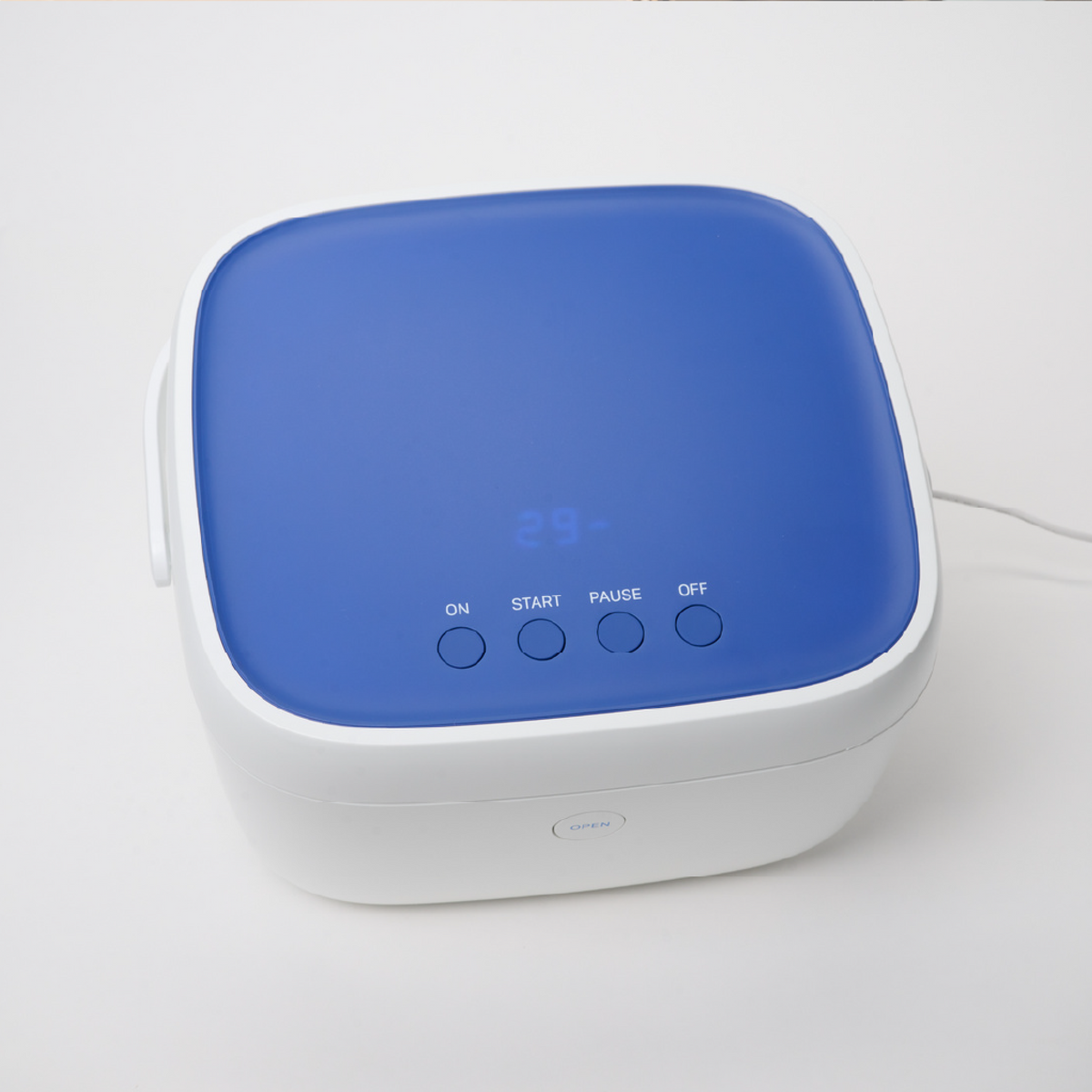 LiViliti Paptizer 360 microbial reduction device with blue top panel and control buttons.