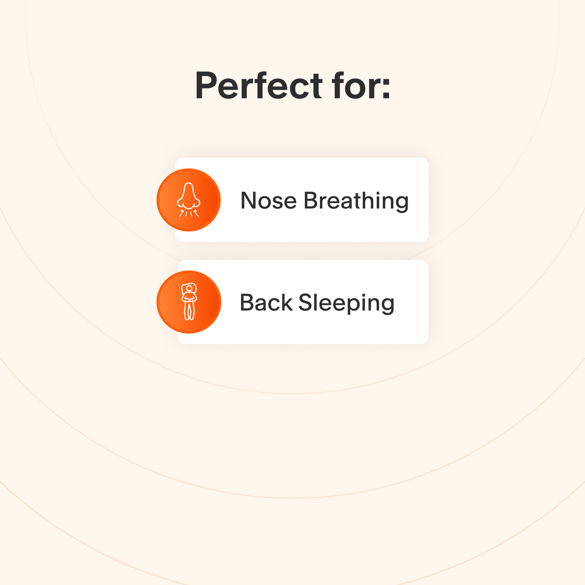 This mask is perfect for nose breathers who sleep on their back.