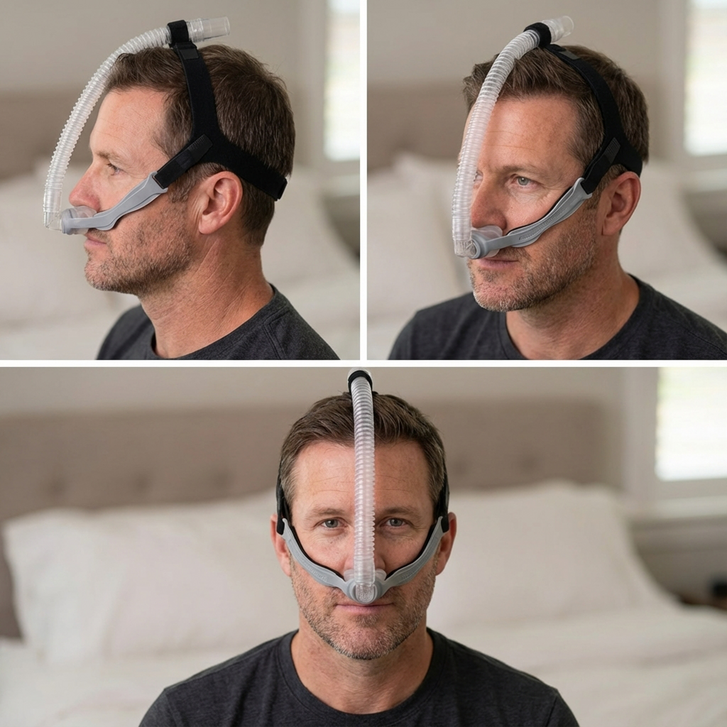 360 Mask Rotation Opus 360 Nasal Pillow CPAP Mask – cpap.com