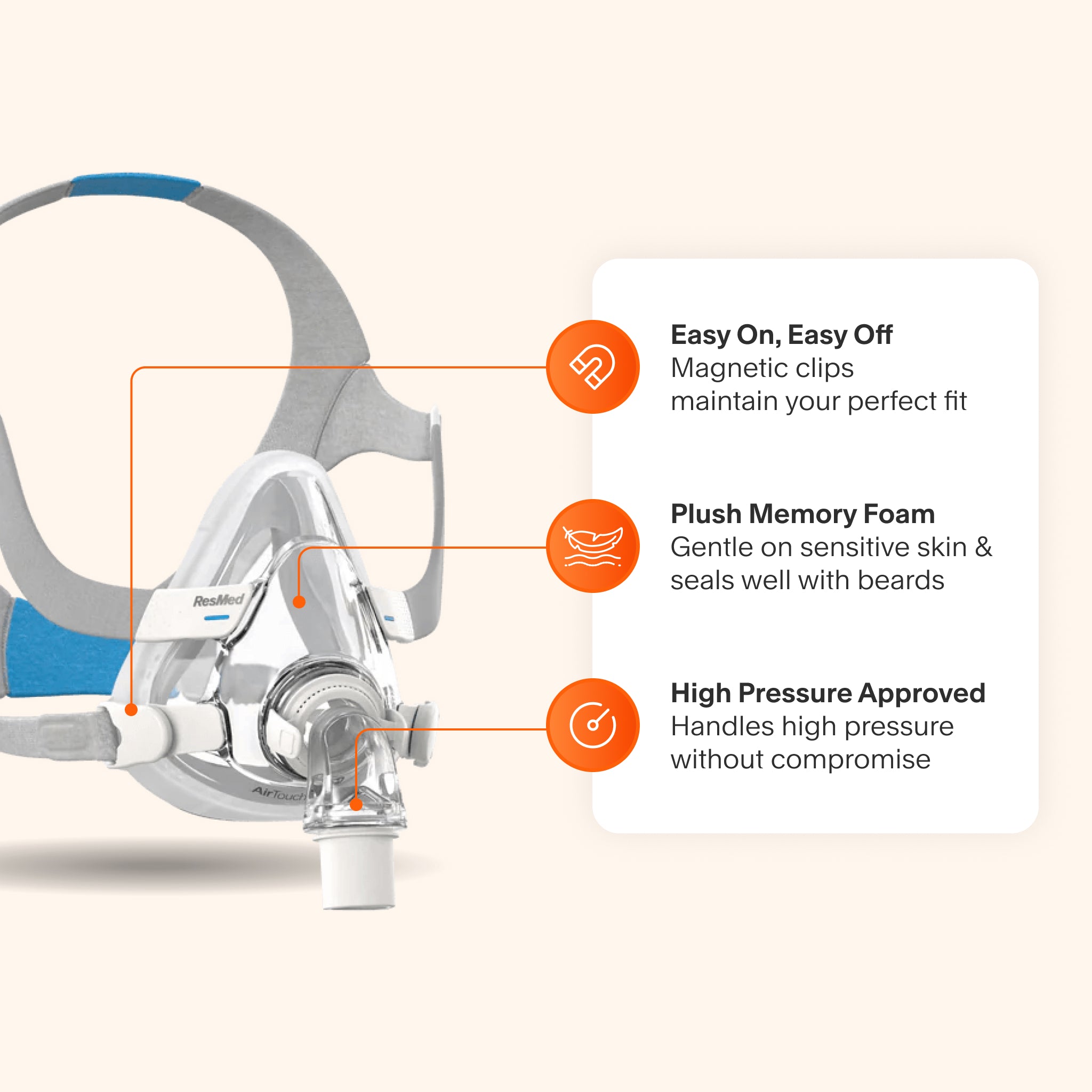 ResMed AirMini with AirTouch F20 Full Face Mask Bundle – cpap.com