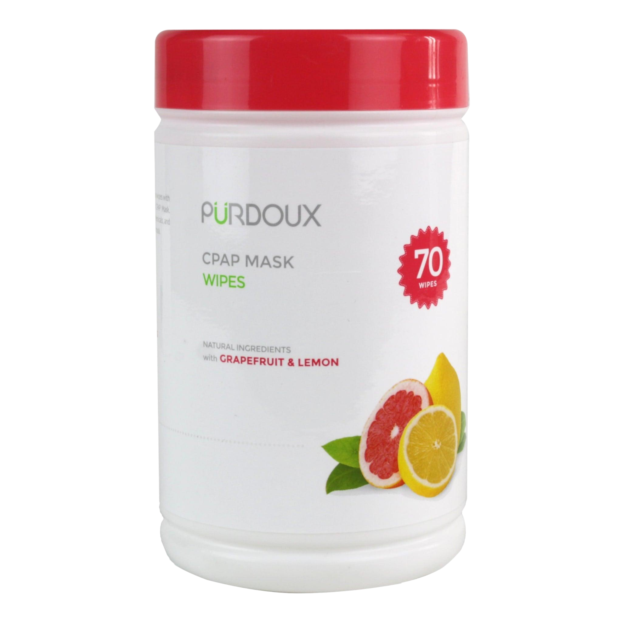 Purdoux CPAP Mask Wipes with Grapefruit and Lemon