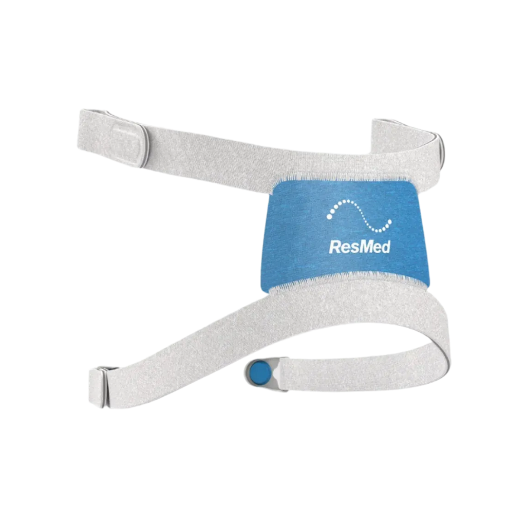 Angled view of the ResMed AirFit F30i Headgear