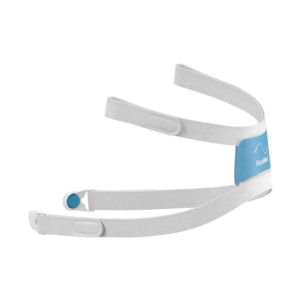 Angled view of the ResMed AirFit F30i Headgear