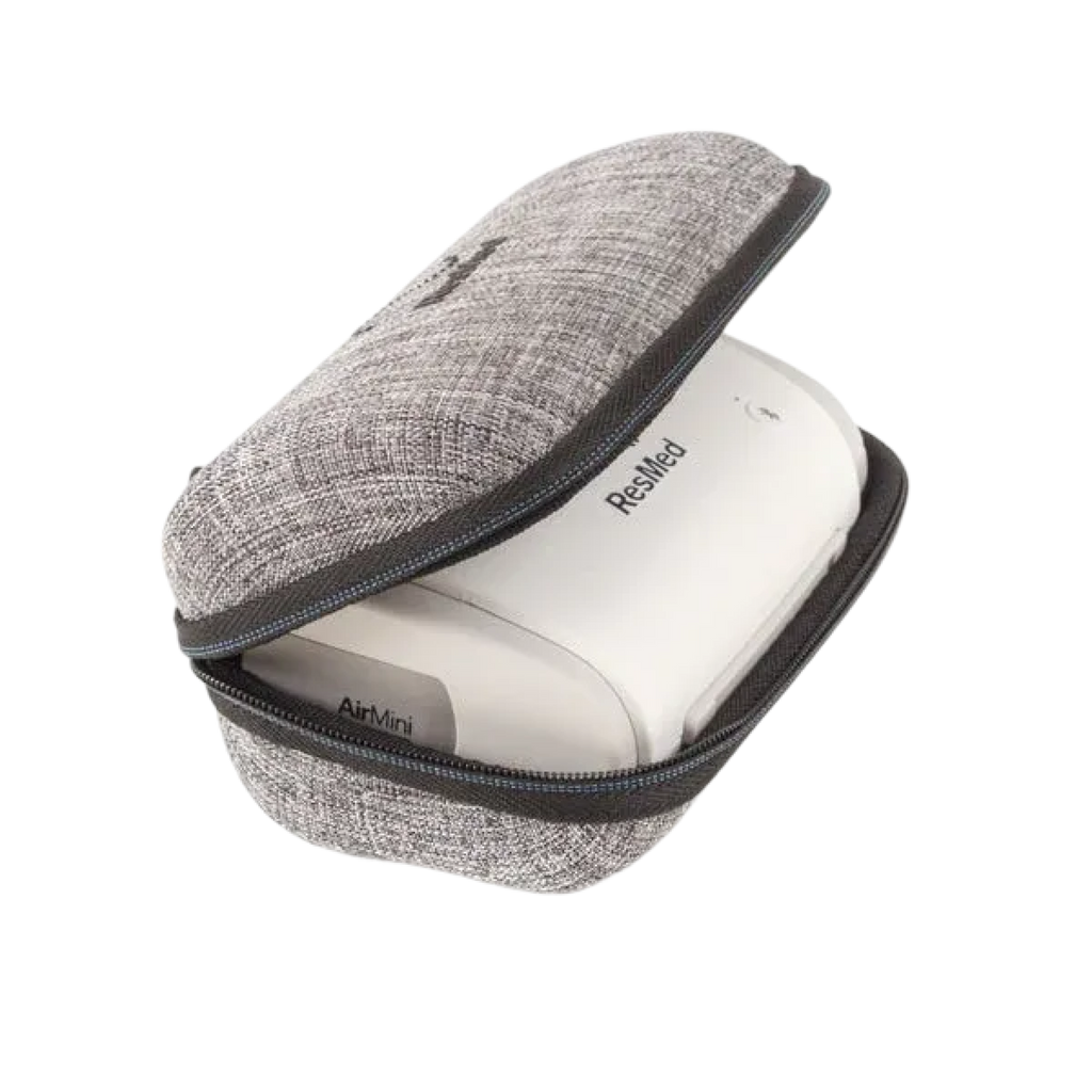 Side view of the Hardshell Travel Case for the ResMed AirMini
