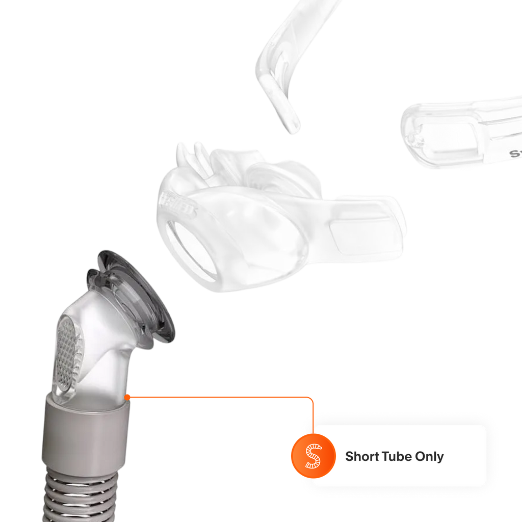 Short Tube Assembly for Swift FX Nasal Pillow