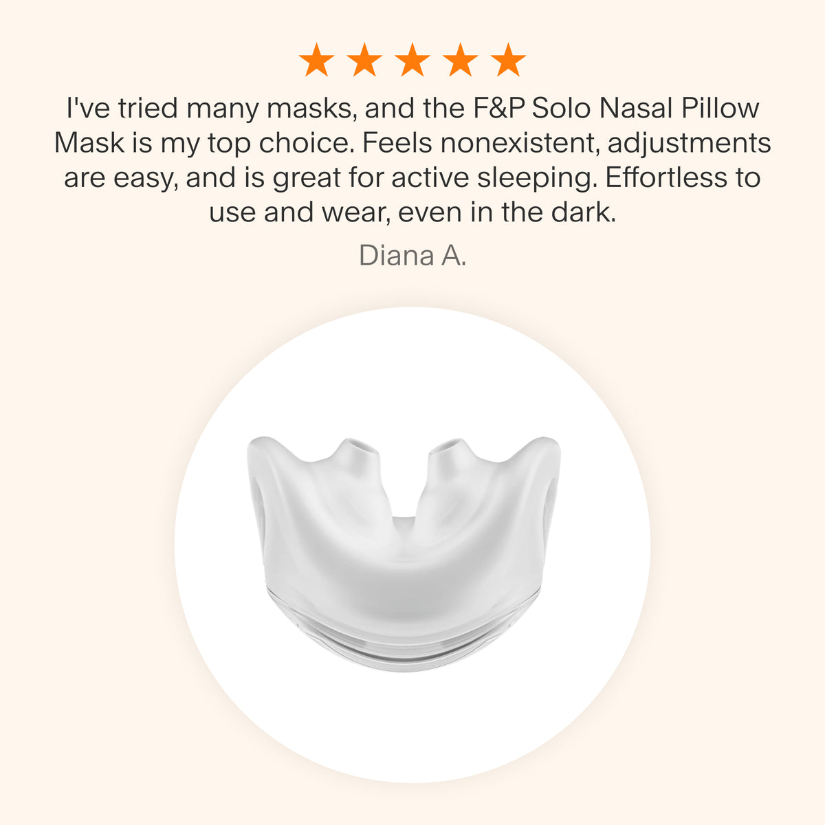 Fisher & Paykel Solo Nasal Pillow Mask