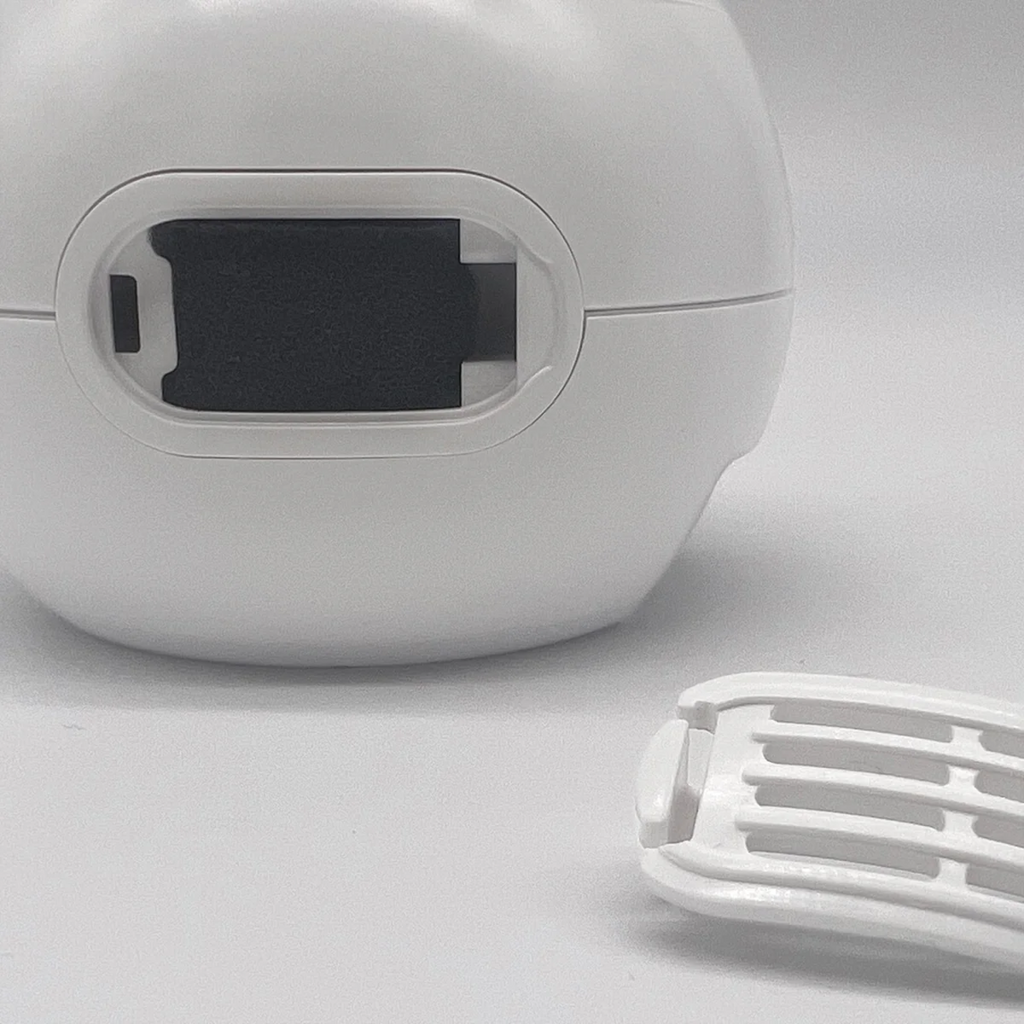 Image of a Transcend Micro machine a PureFresh Filter inside it.