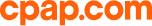 cpap.com logo in orange text