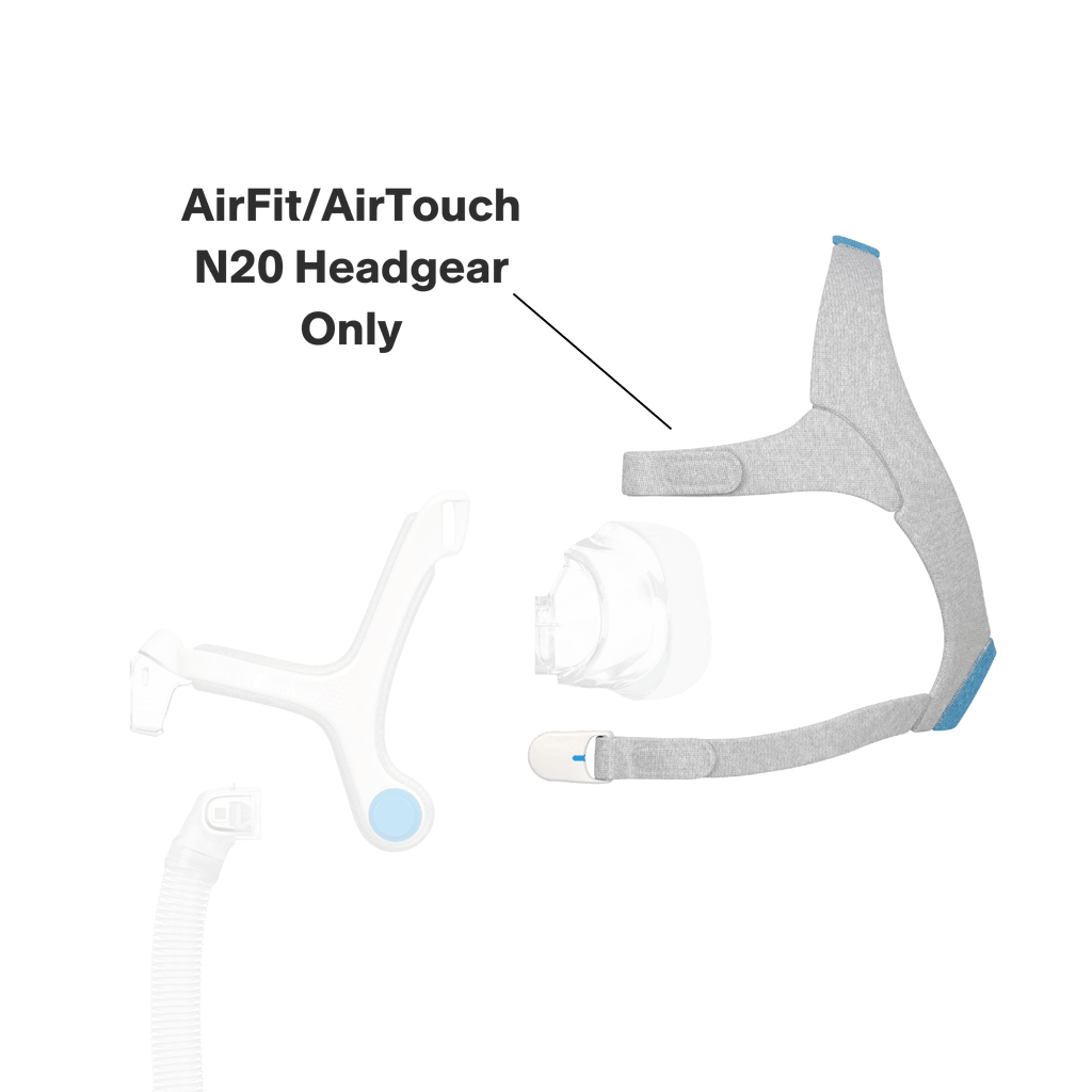 This purchase only includes replacement headgear for the AirFit or AirTouch N20 CPAP mask