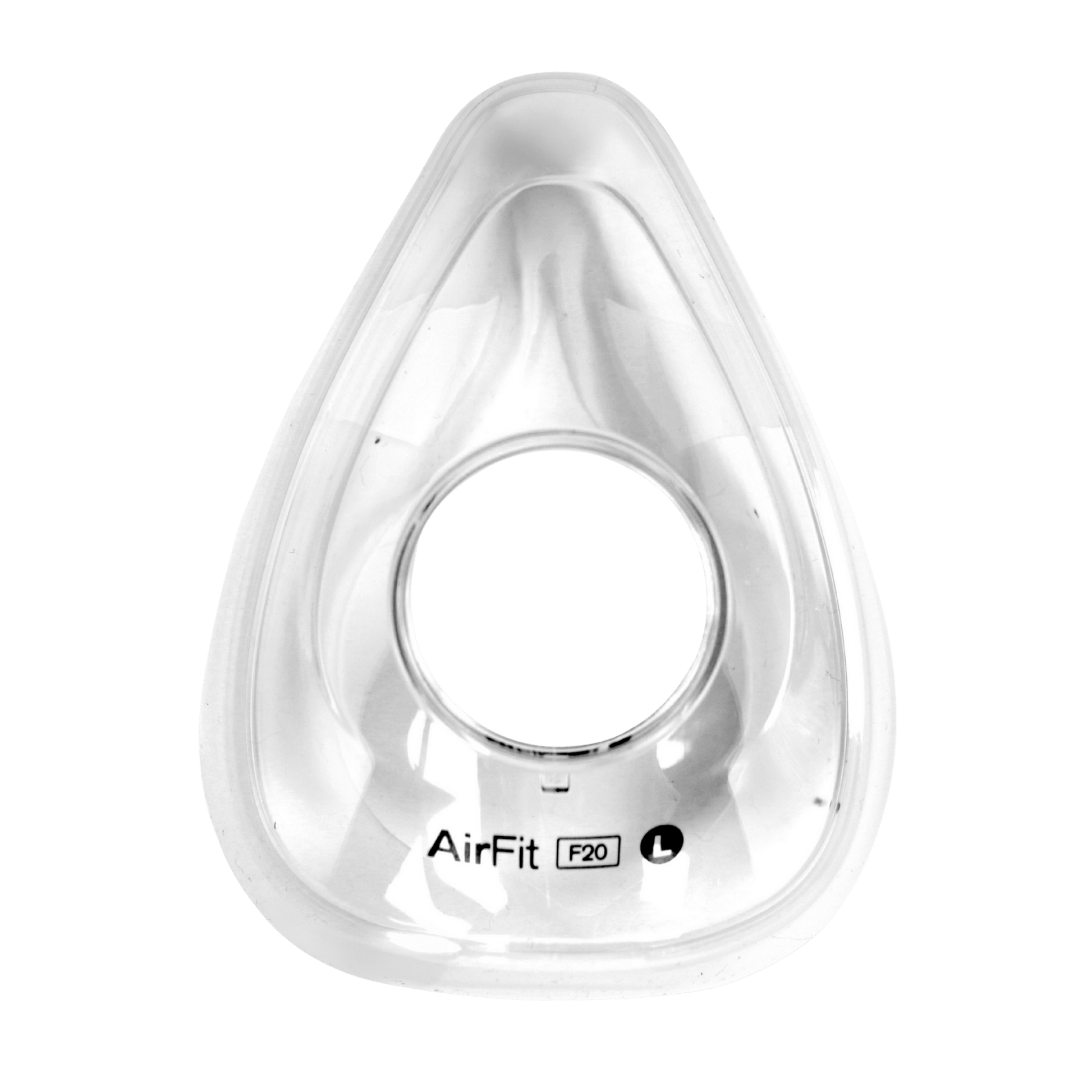 front view of large airfit f20 full face cushion