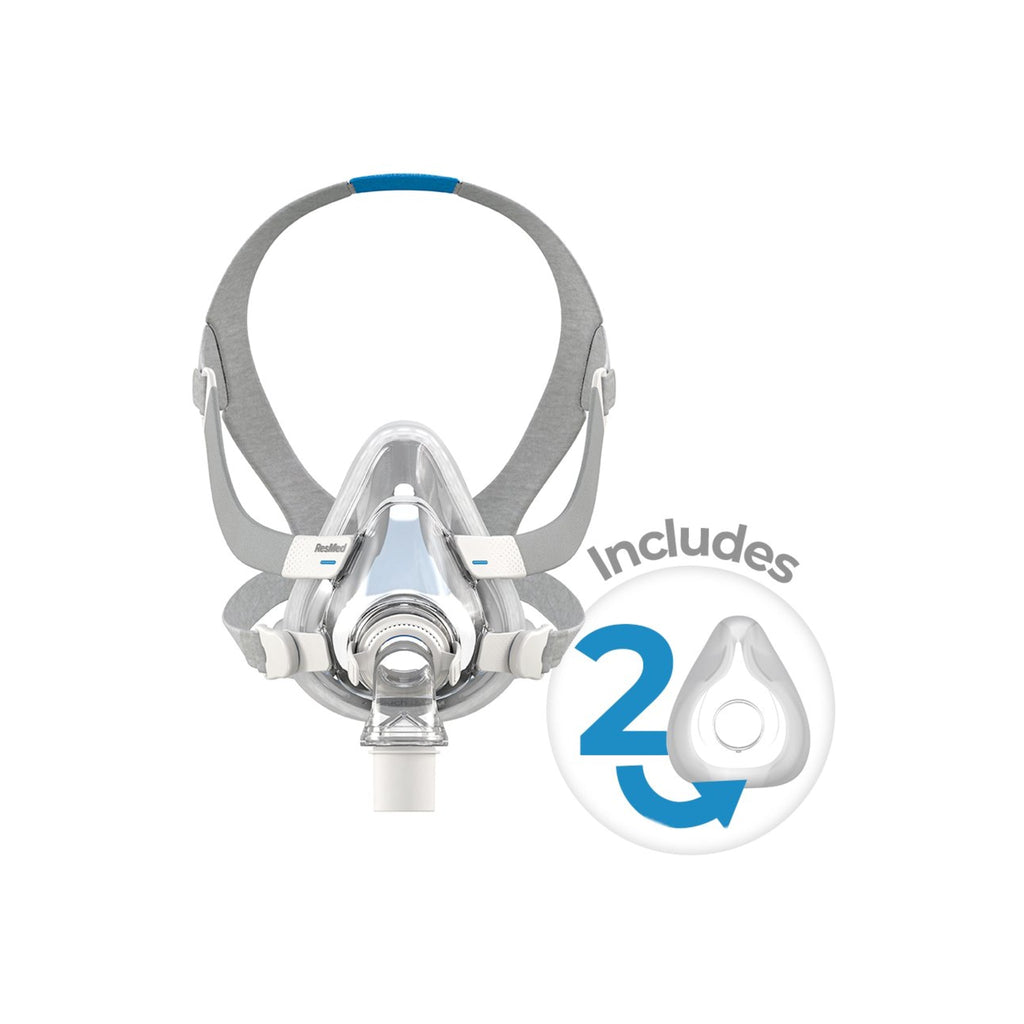 ResMed AirFit F20 Mask + 2 Replacement Cushions