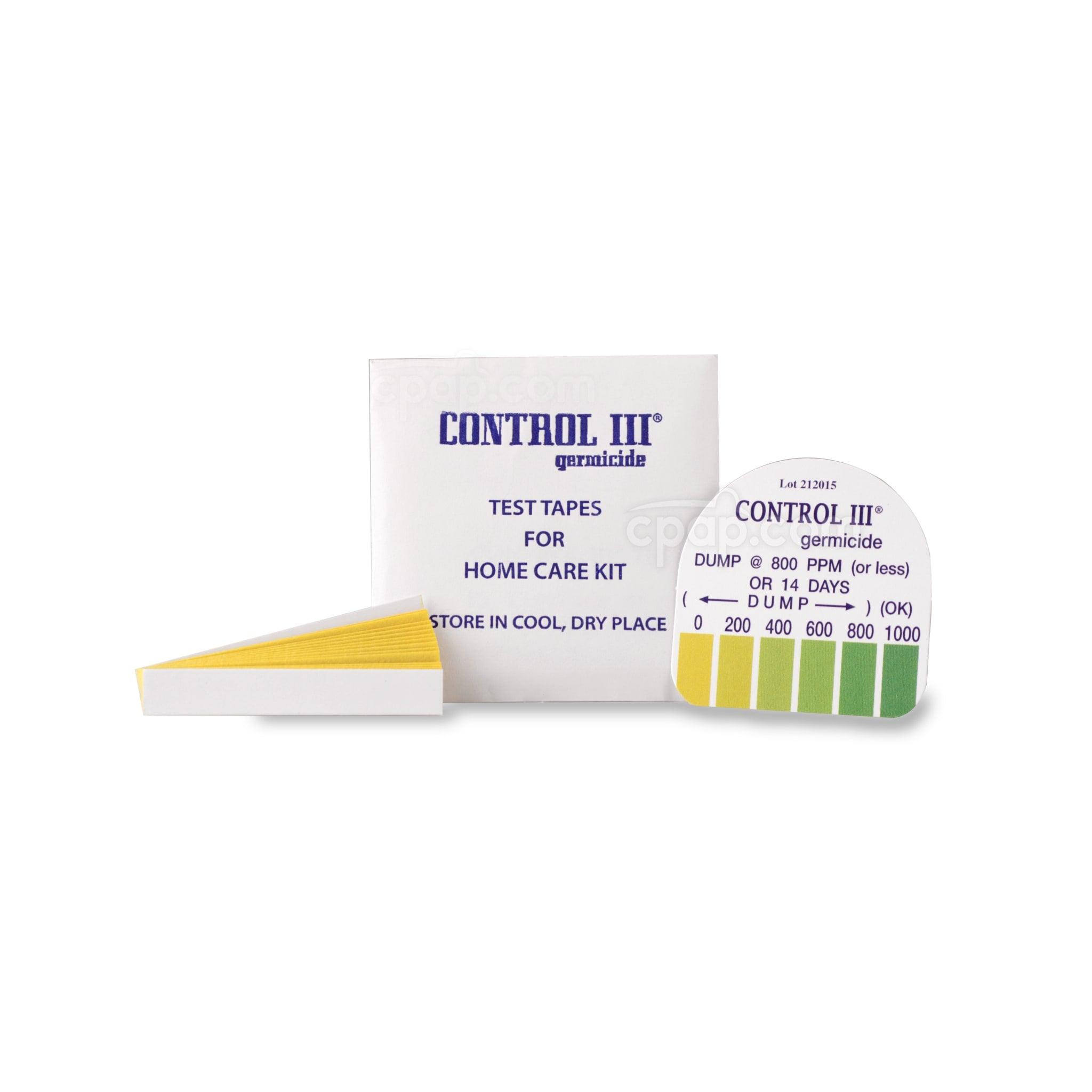 Test Strips for Control III Disinfectant (15 Pack) - cpap.com