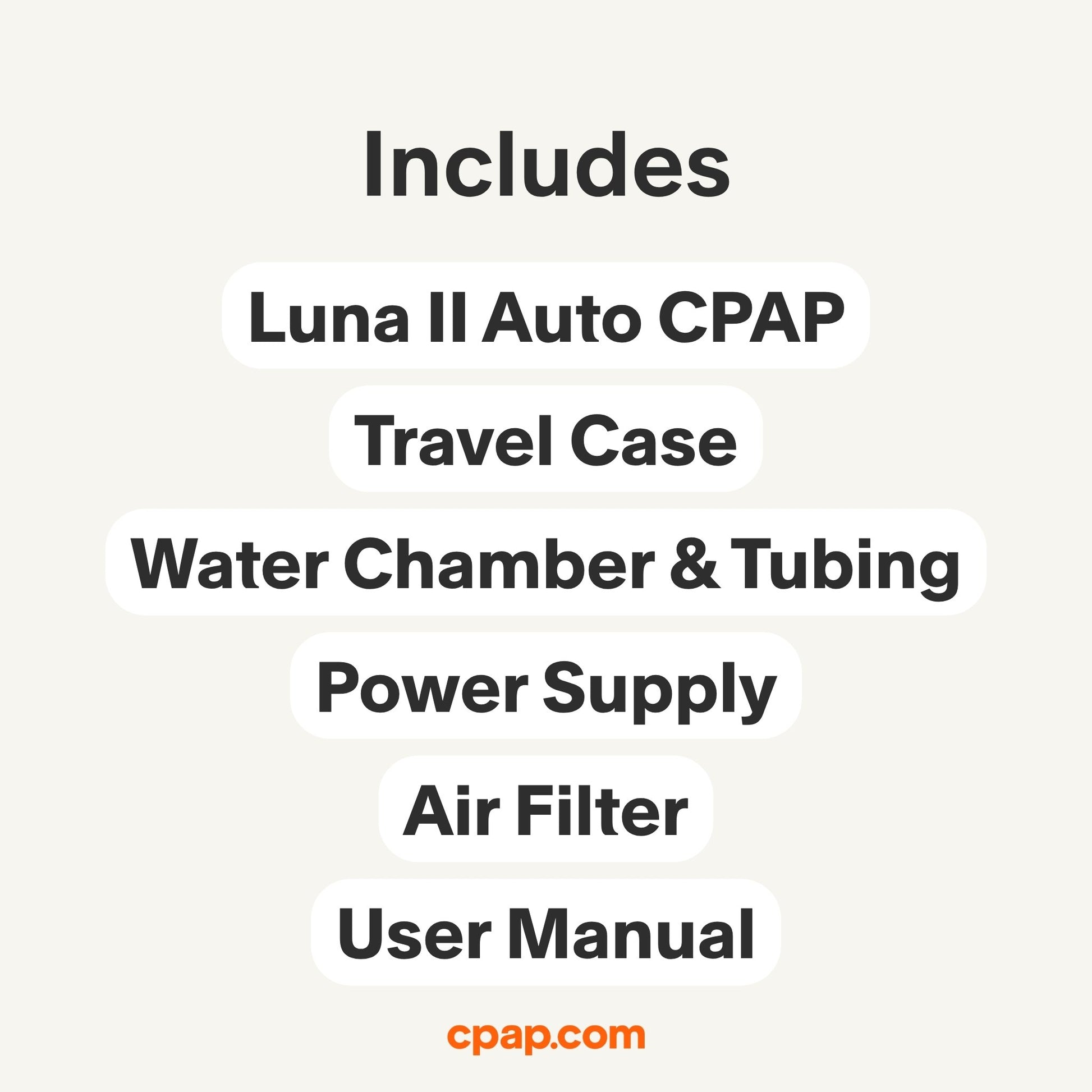 Open Box Luna II Auto CPAP Machine