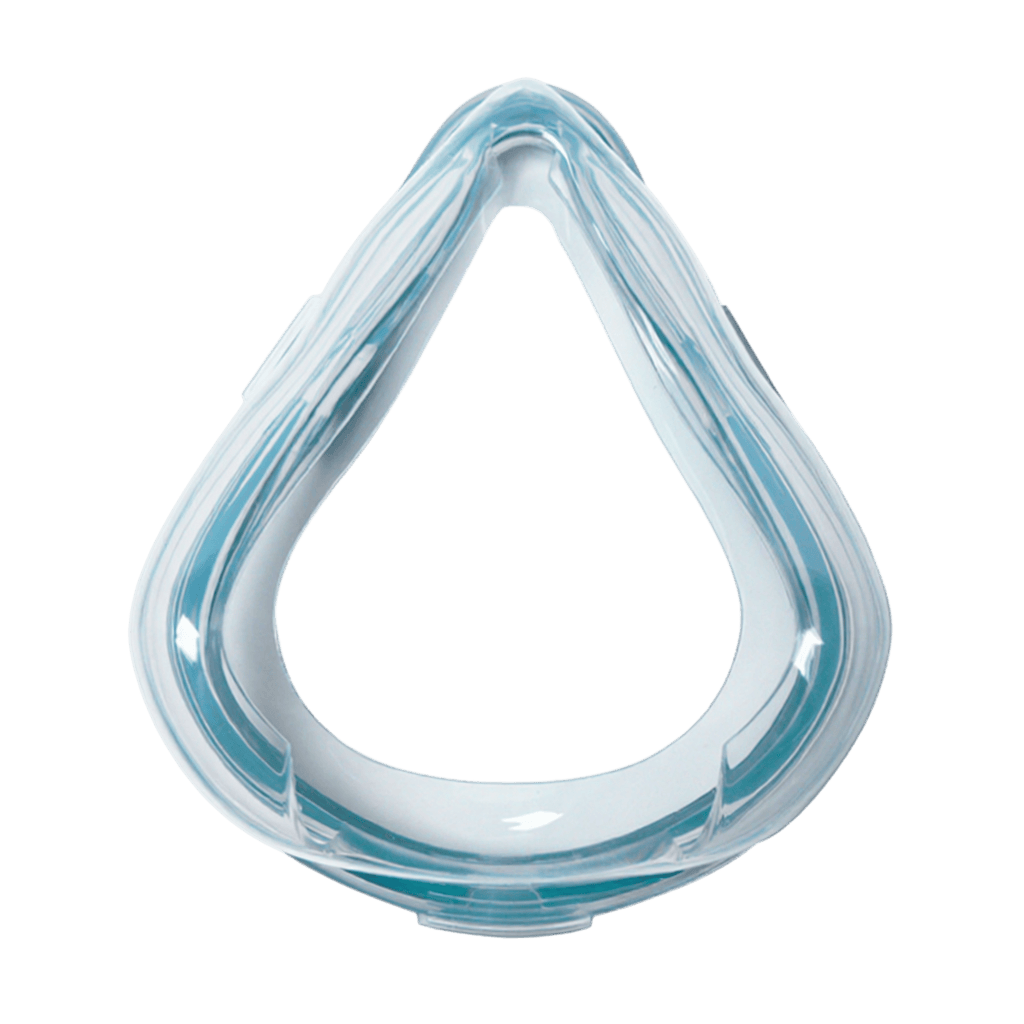 Interior straight-on view showing the cushion that touches the wearer's face