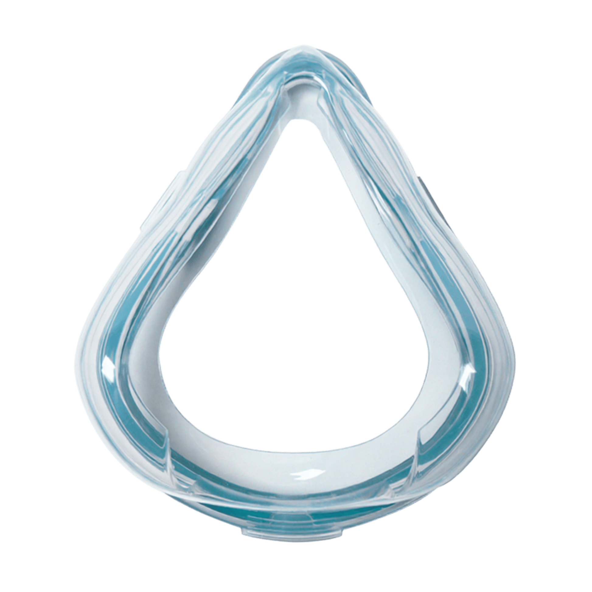 Interior straight-on view showing the cushion that touches the wearer's face