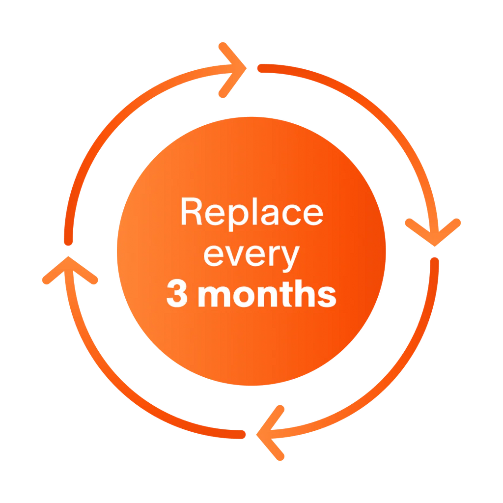 It's advised to replace this item every 3 months