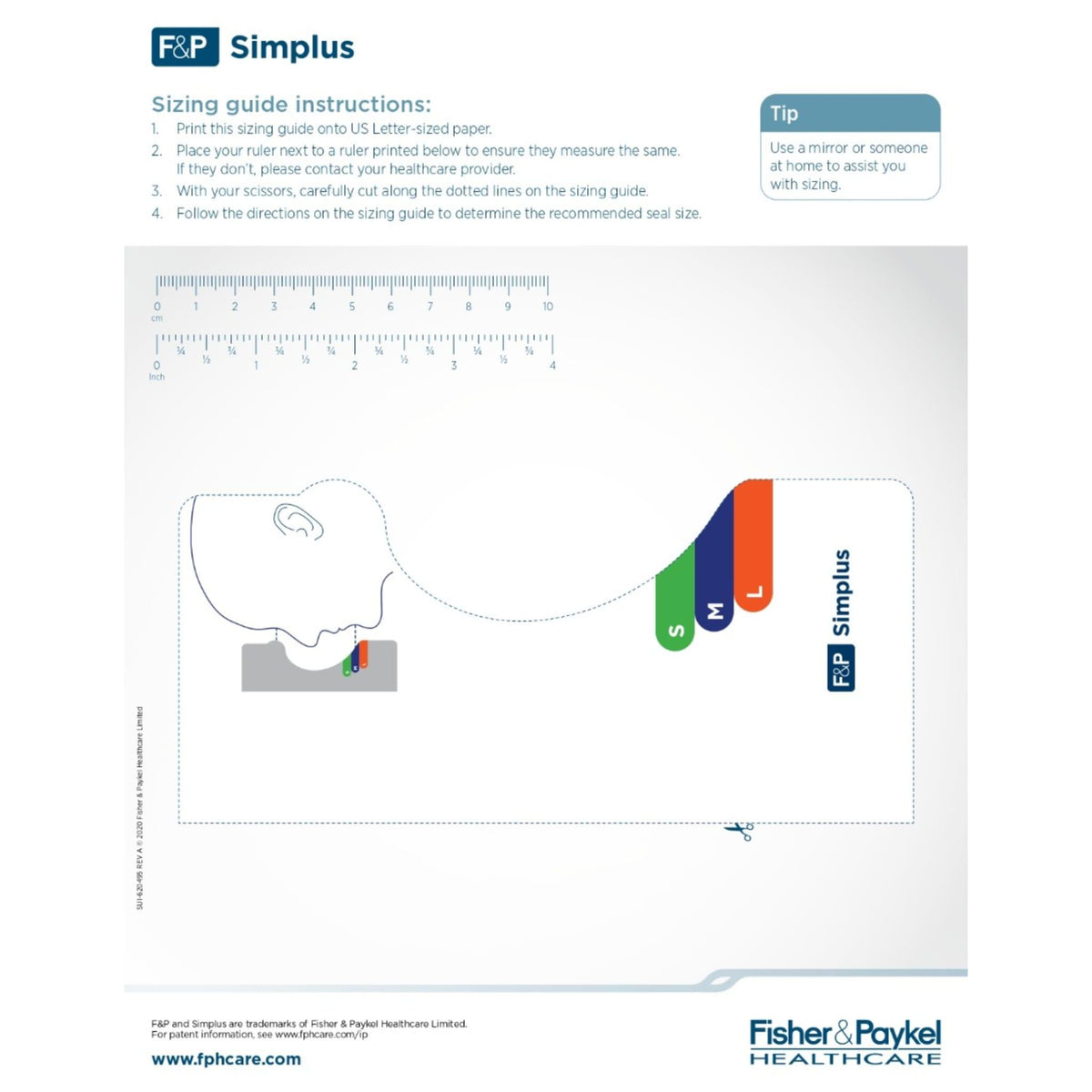 Fisher & Paykel Simplus Full Face CPAP Mask - cpap.com