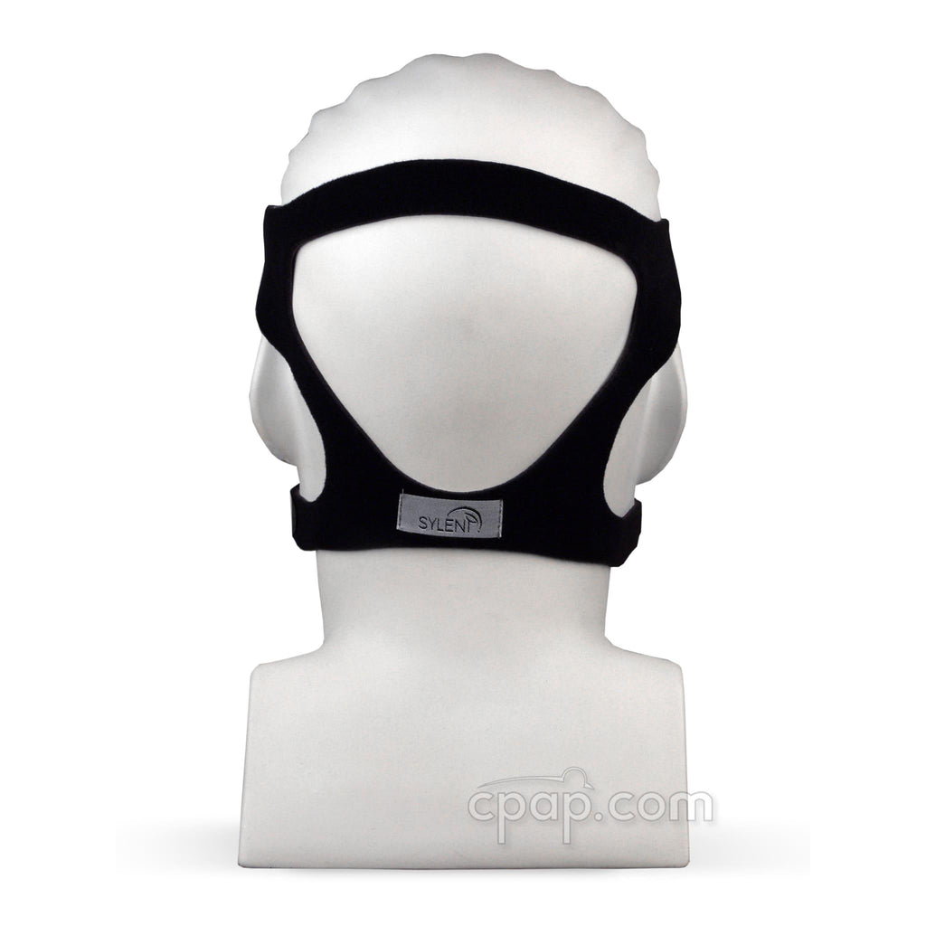 Sylent Nasal CPAP Mask with Headgear - Back on Mannequin